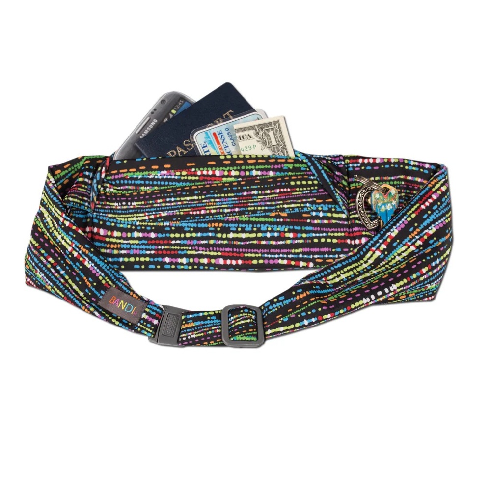 BANDI Multicolor Dot-Stripe Waist Pack